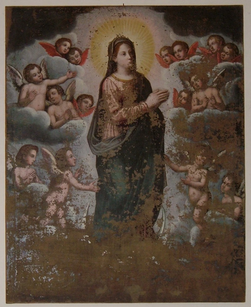 Madonna immacolata e angeli - attribuito